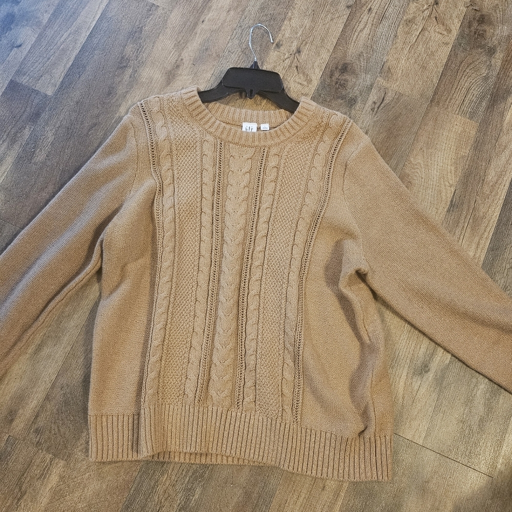 Gap cable knit sweater,  L, NWOT